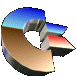 [60 fps Rotating Ray-Traced Commodore Logo!]